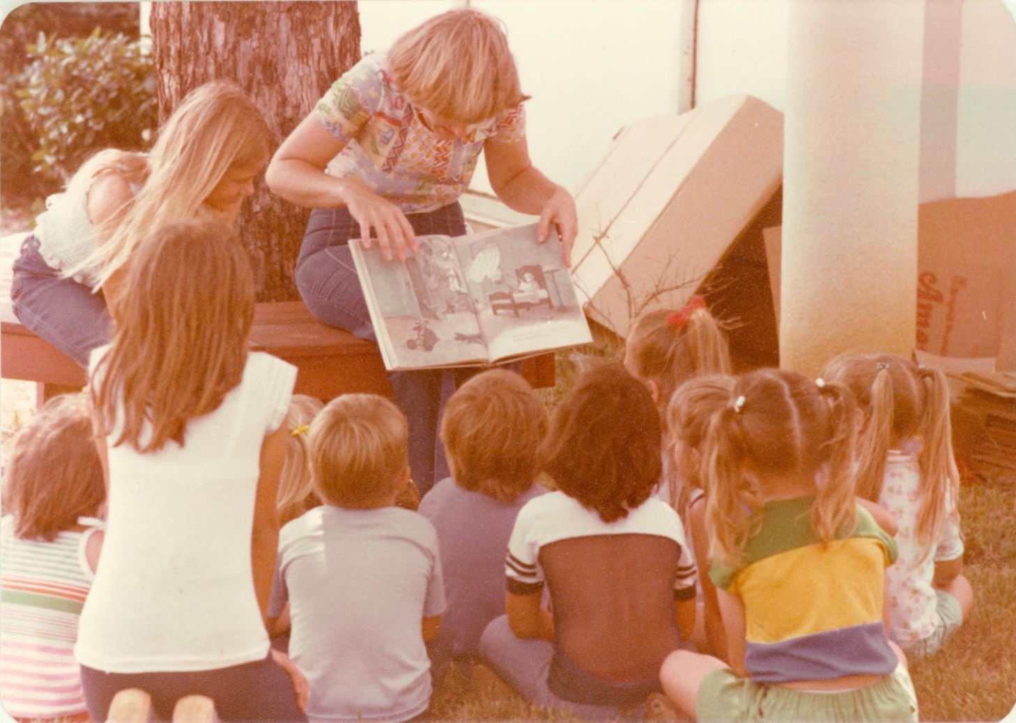 Storytime under the reading tree 1978